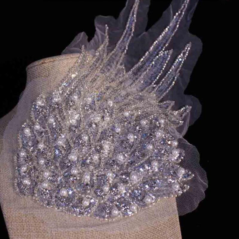 Hombreras con flecos de diamantes de imitación, joyería de hombro 3D, broche Retro para discoteca, accesorios de ropa, traje Punk