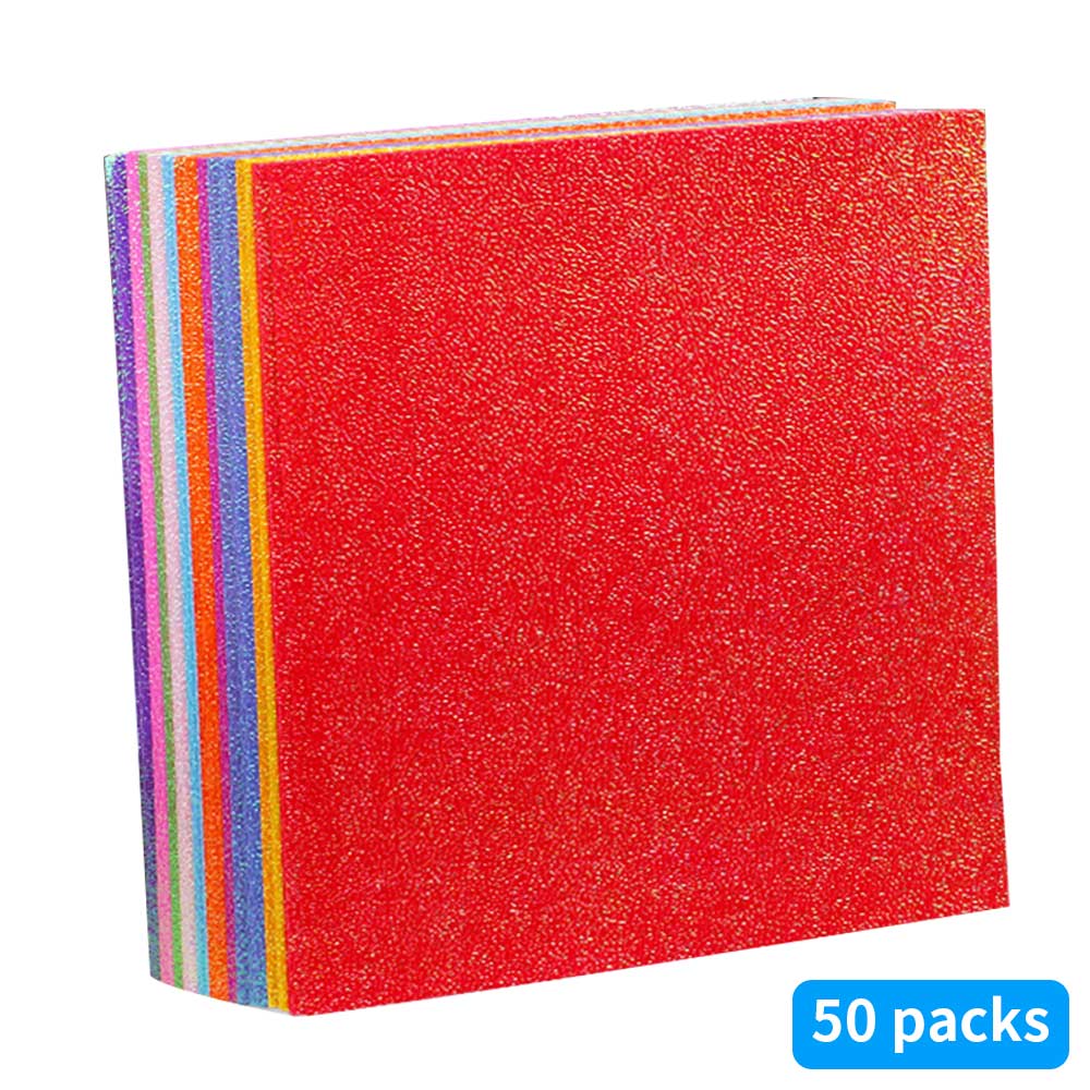 Sewing Supplies DIY Crafts DIY 10 Colors Handmade Glitter Paper Manual Embroidery Polyester