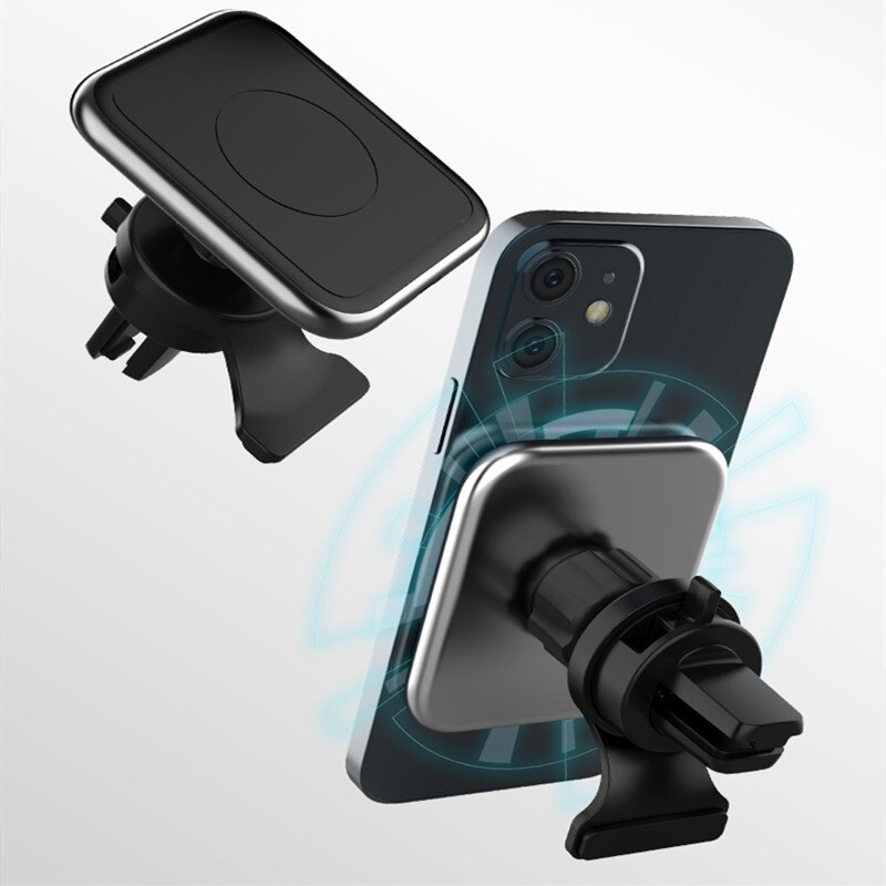 Qi 15W Draadloze Magnetische Snelle Oplader Autohouder Voor Magsafe Iphone 12 12Pro 12Pro Max 12 Mini