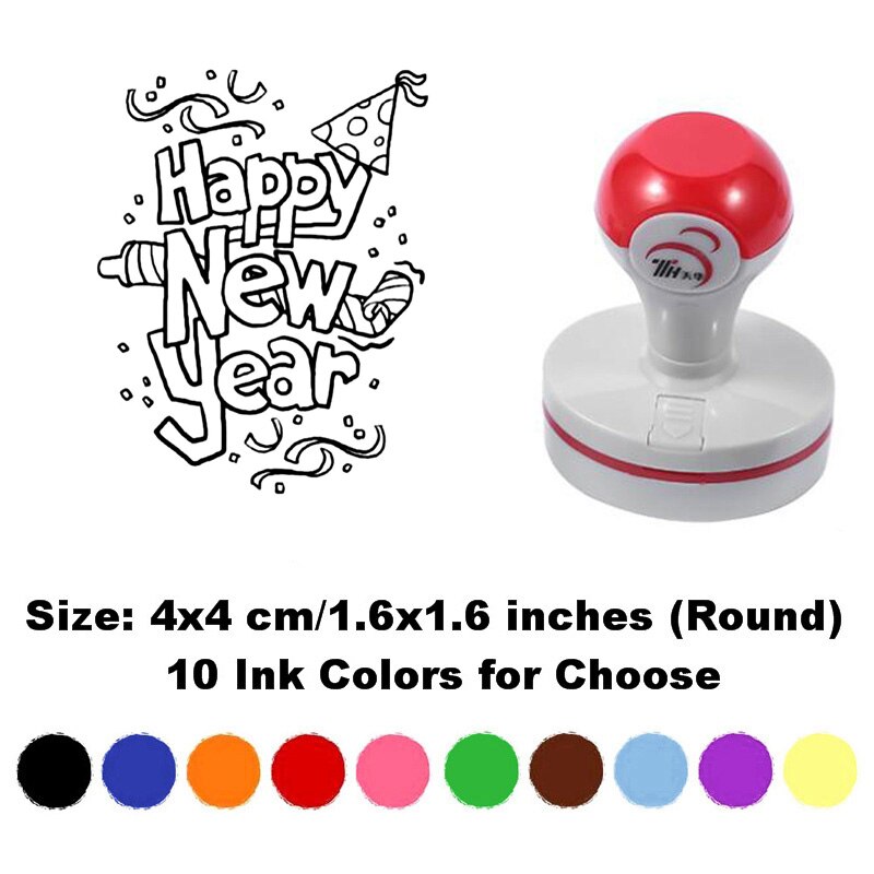 1 PCS Happy Birthday Cake Self-Inking Photosensitive Planner Scrapbooking Stamps for Card Making Bullet Journal Art Supplies