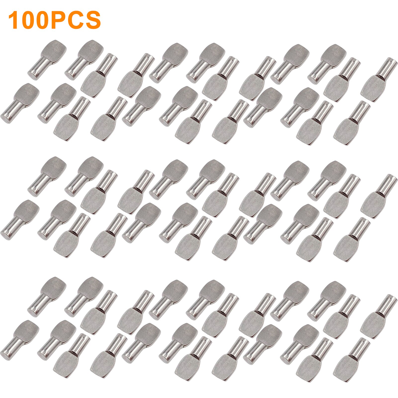 100pcs Shelf Pins Home Office Holder Support Pegs Furniture Study Multifunctional Spoon Shape Accessories For Cabinet Bookcase: M