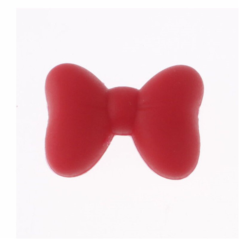 Anneau de dentition en Silicone à nœuds | Perles pour bébé, bricolage, perle d'infirmière, bijoux Chewable Silicone bébé, perles de dentition: 252red