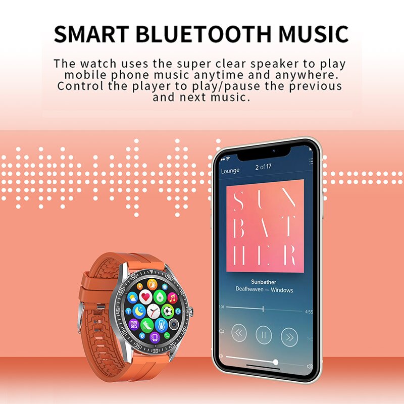 LYKRY Smartwatch - 1.28" Round Screen, Bluetooth Calls, IP67 Waterproof Fitness Tracker