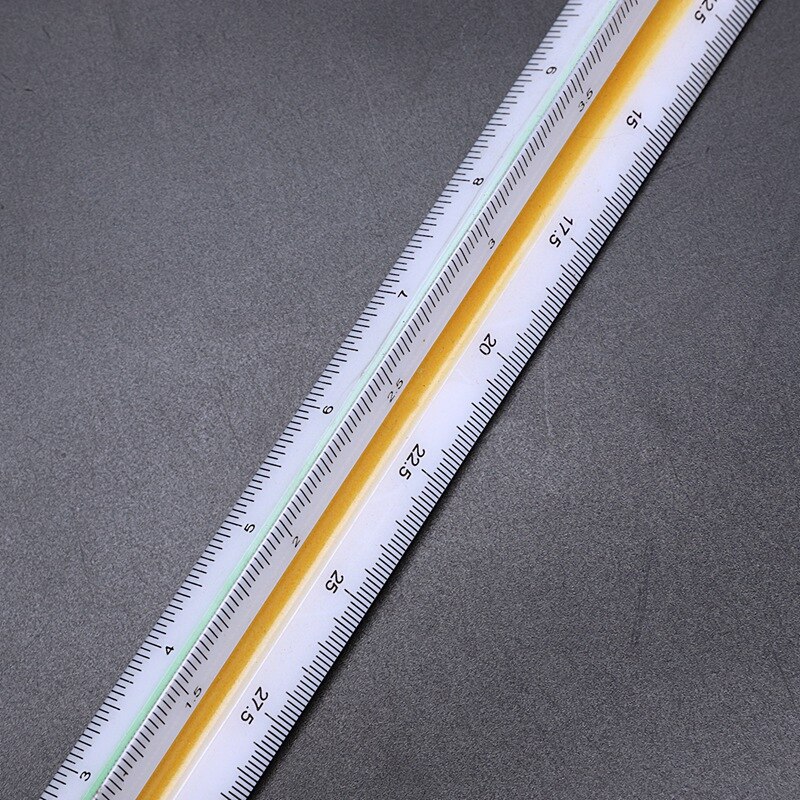 1:20 1:25 1:50 1:75 1:100 1:125 Plastic Triangular Scale Ruler