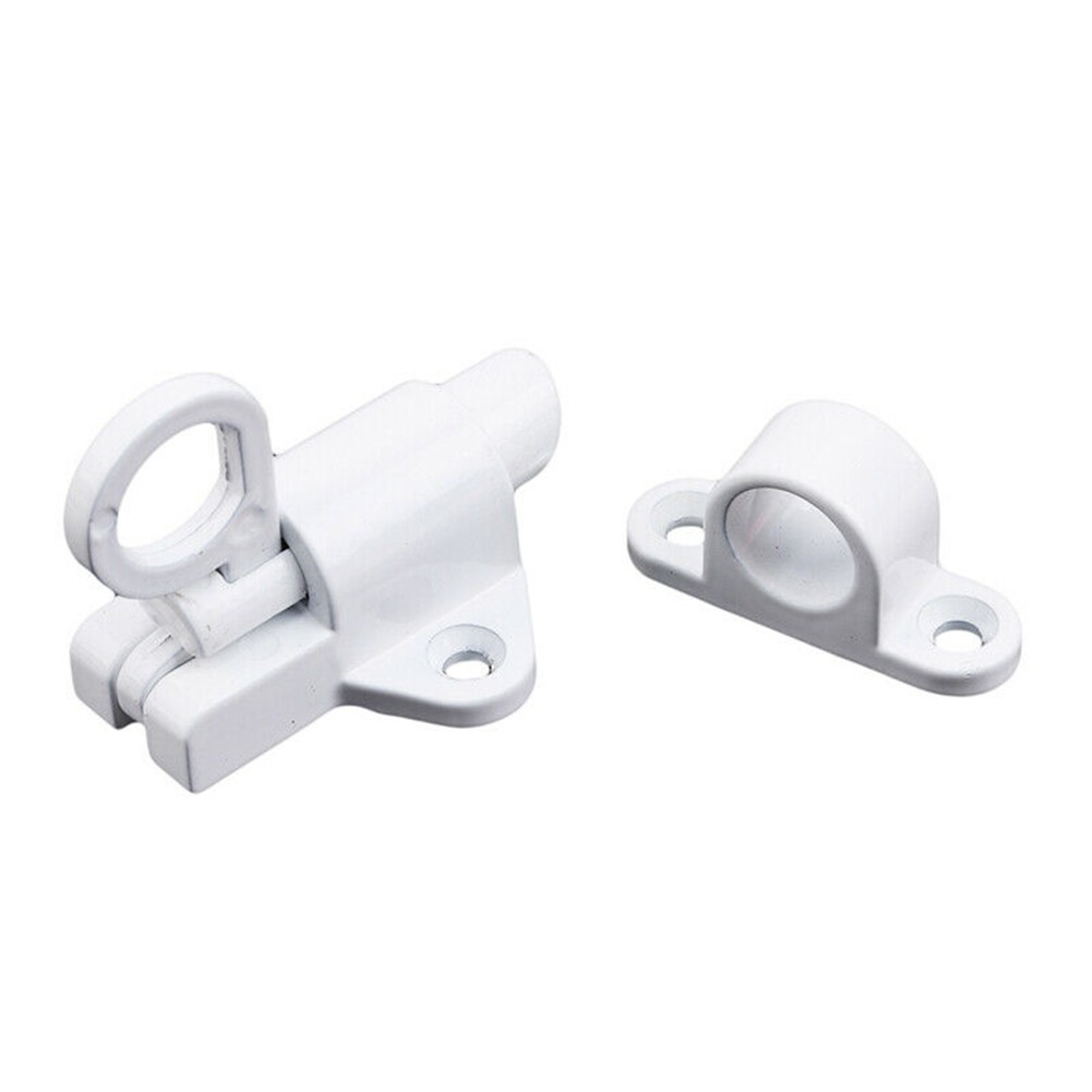 Door Bolt Aluminum Alloy Self-closing Automatic Latch Window Gate Security Latch Sprung Attic Loft Ceiling Hatch Lock