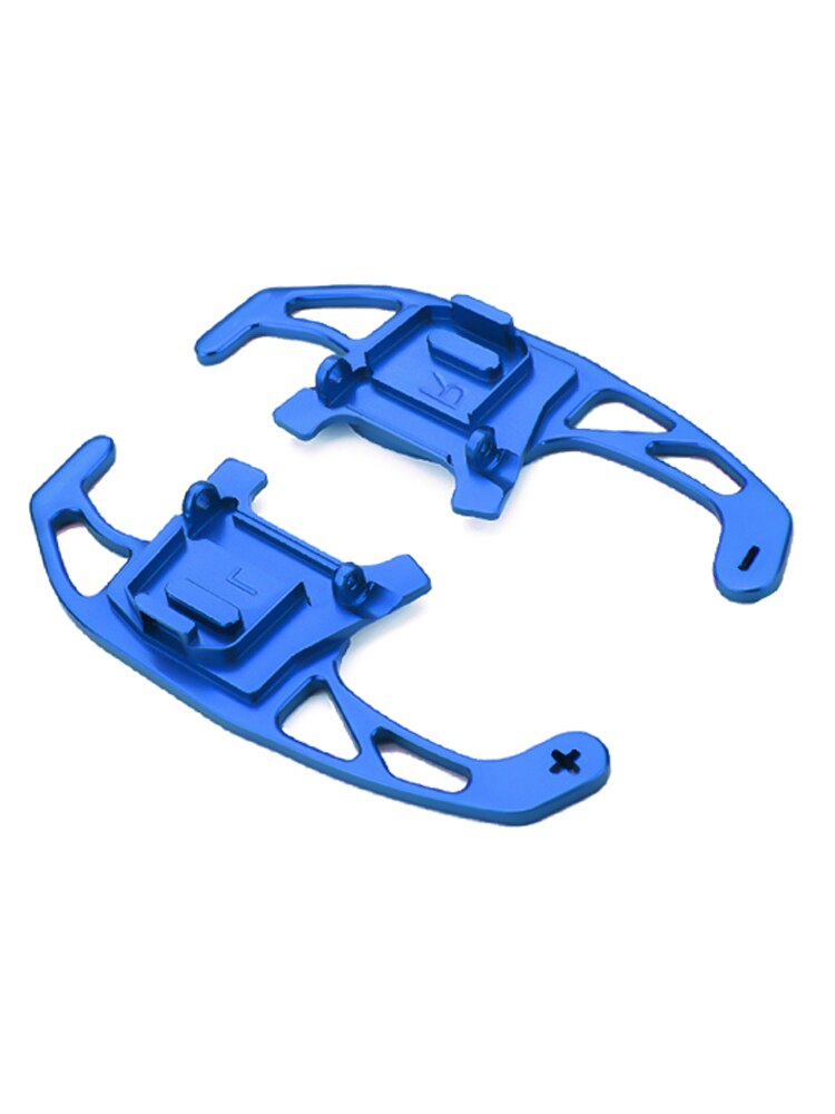 Aluminum Car Steering Wheel DSG Gear Shift Paddle Shifter Extension For VW Golf Jetta GLI Polo GTI MK7 Accessories: Blue