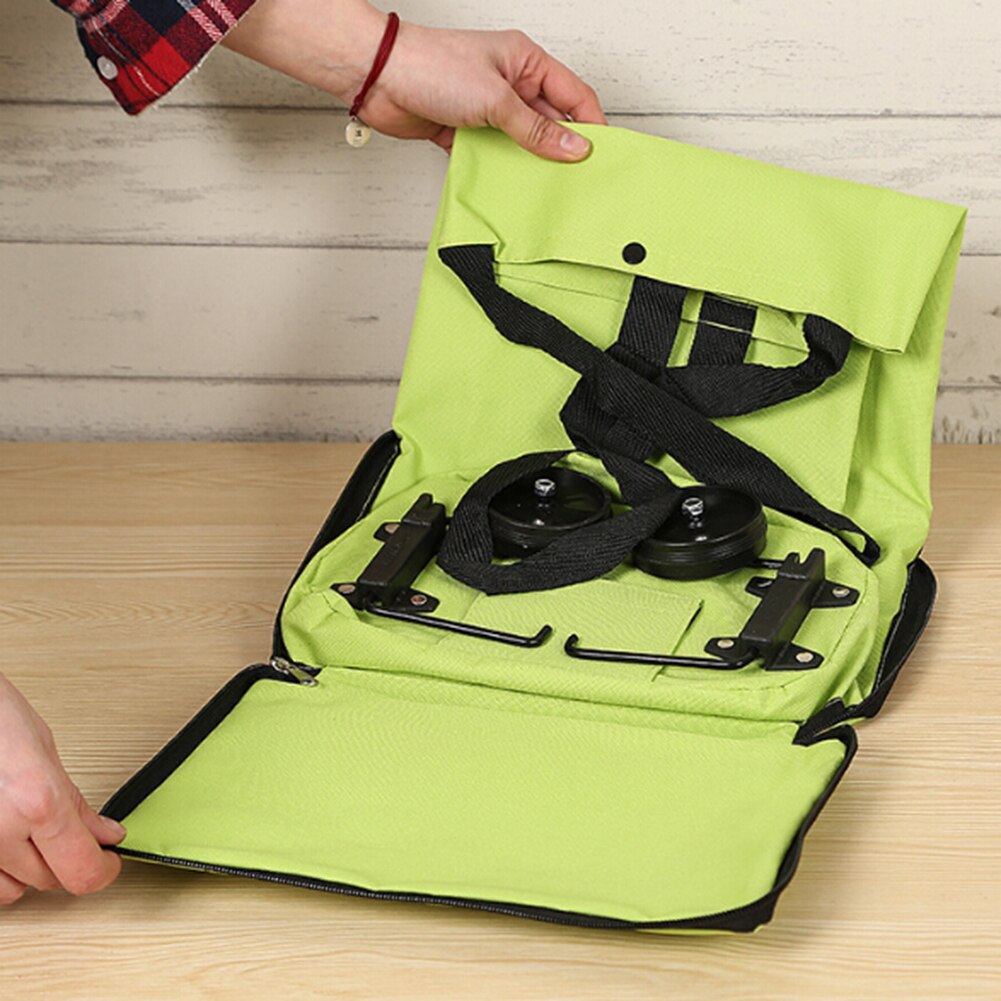 Opvouwbare Rollende Boodschappentas Herbruikbare Winkelwagen Trolley Tas met Wiel