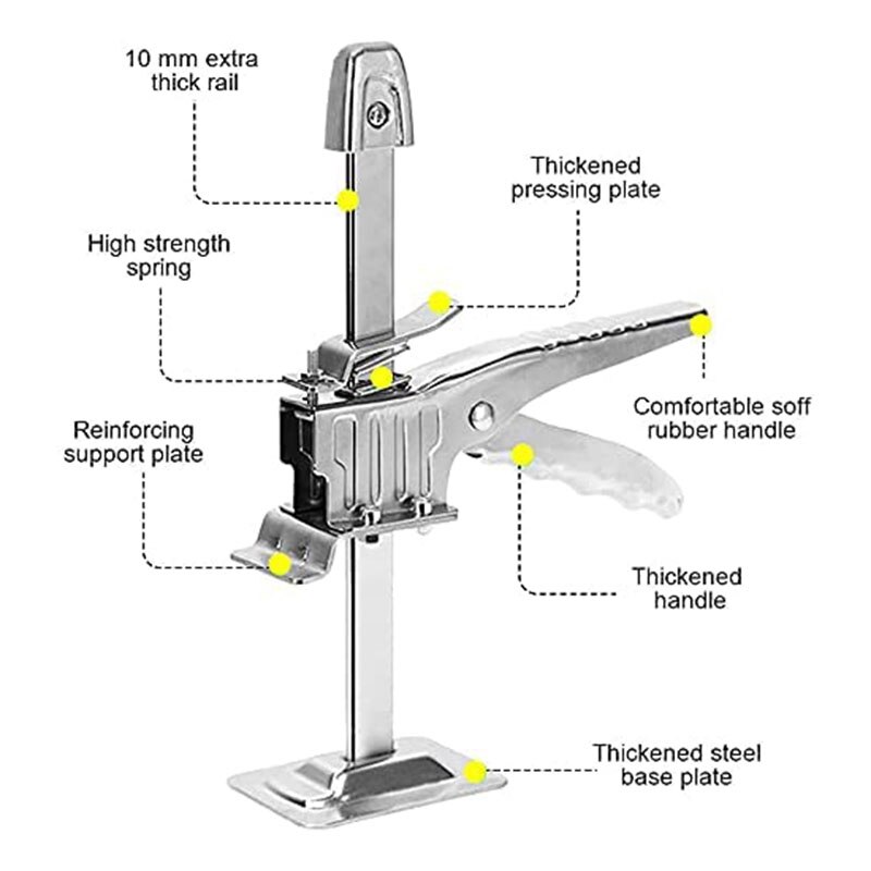 Arbeidsbesparende Arm Jack, Handgereedschap Voor Deur Panel Lifting Kast Jack, Wandtegel Hoogteversteller