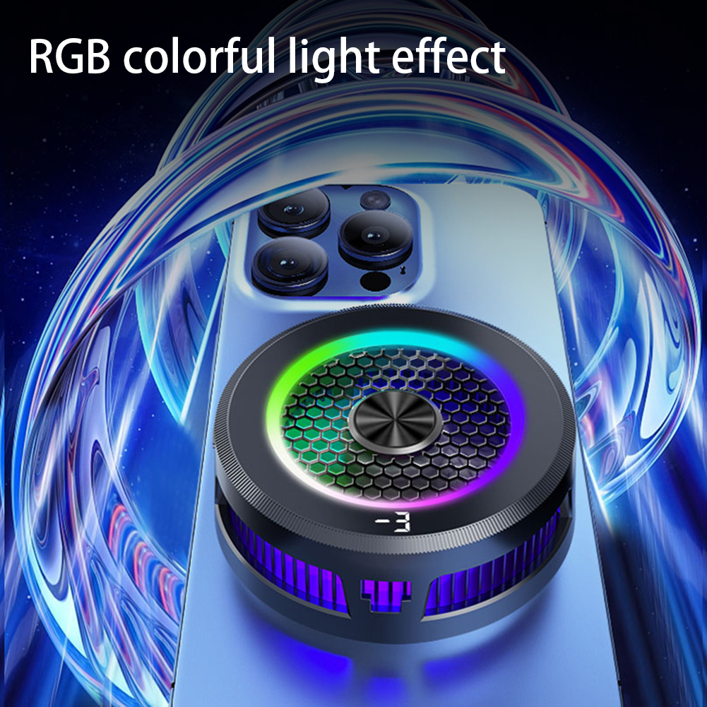 Magnetische en achterclip telefoonkoeler 3-modi Halfgeleiderkoeling Koeling Telefoonradiator voor Android Iphone PUBG Game Cooler