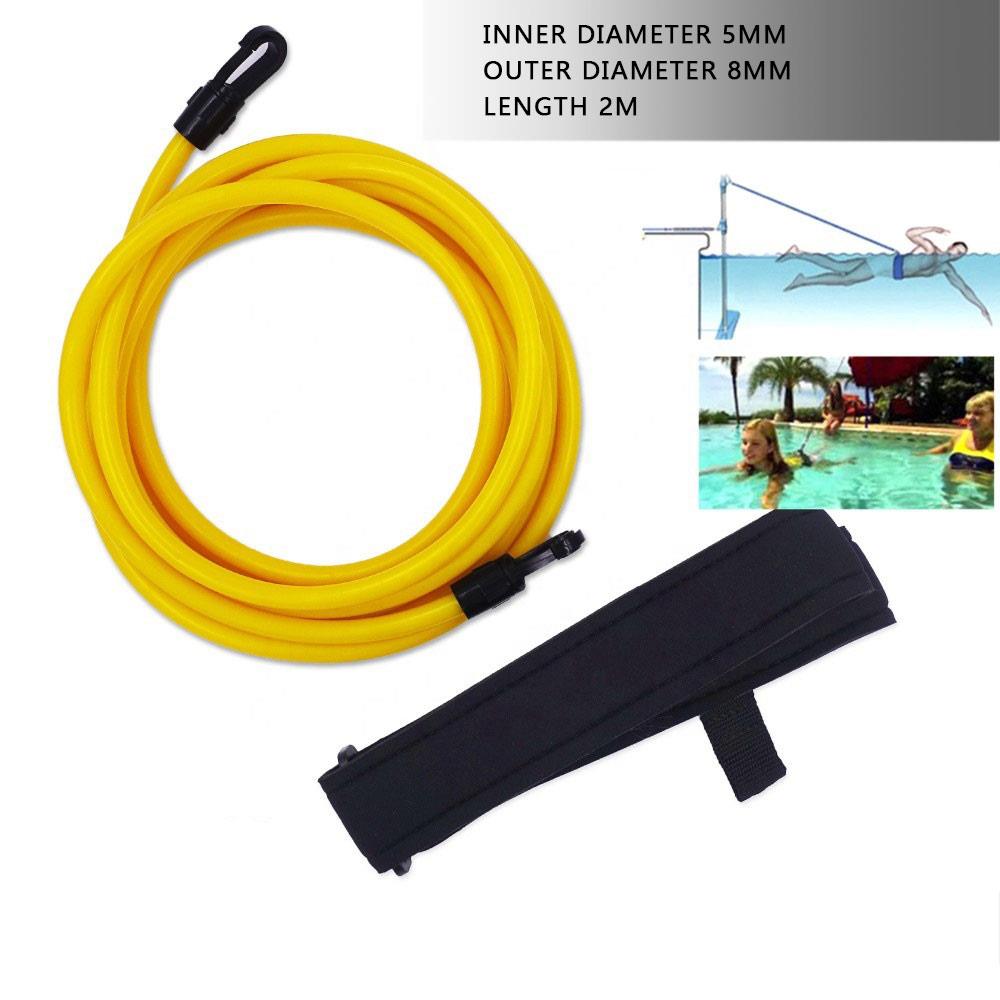 Durable Swim Training Belts Static Swimming Belt Latex Snorkelling Physical Education Fitness Summer Swimming Training Belt
