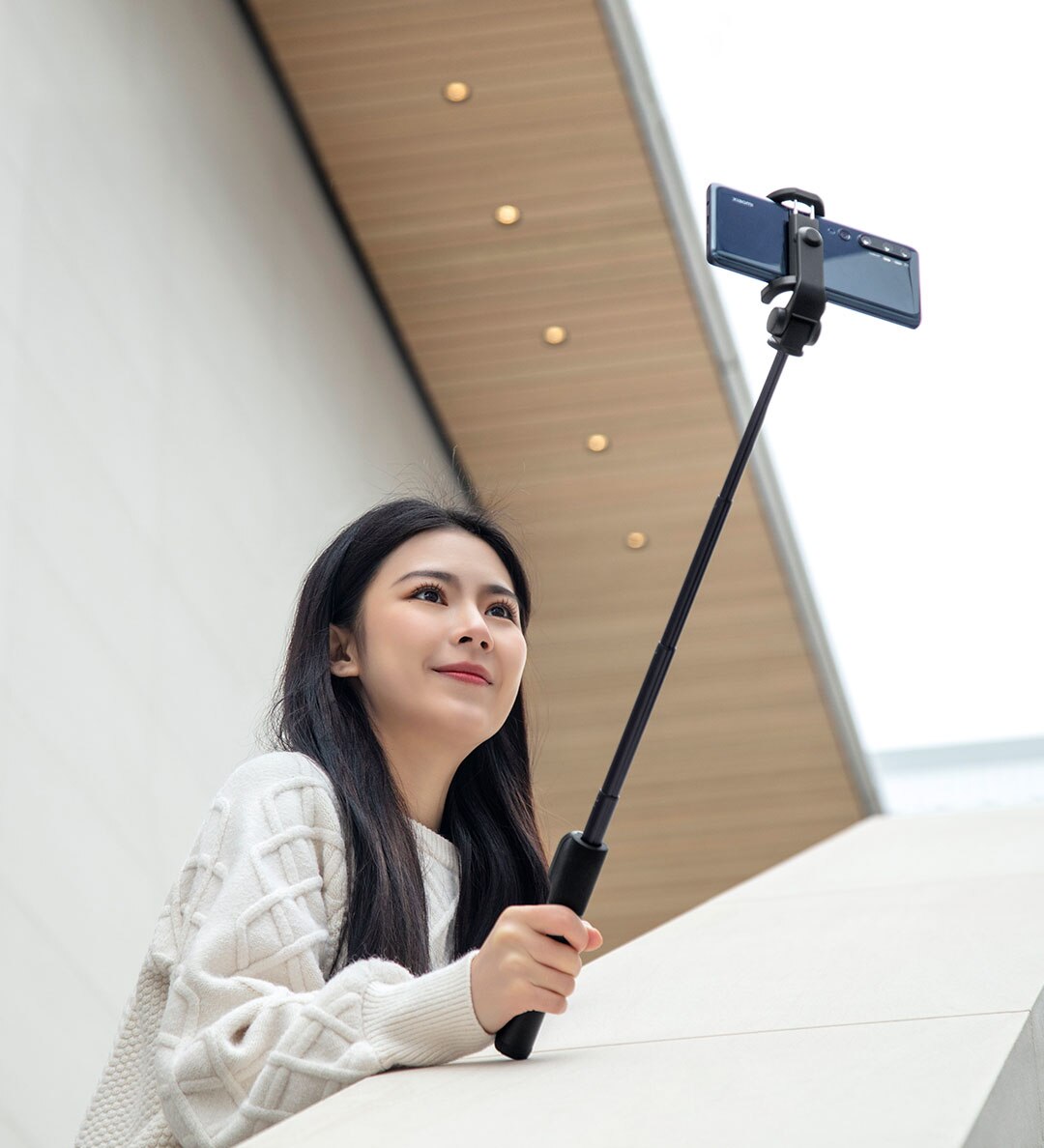 Xiaomi – trépied Zoom Mi Original, perche à Selfie avec télécommande Bluetooth, monopode pliable et extensible pour iOS et Android