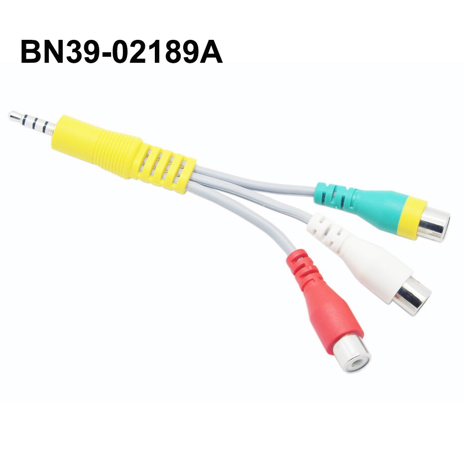 Original/ægte til samsung gender kabel  bn39-02189a dc til rca av adapter  bn39-02190a ac adapter adapter til samsung 4k tv: 02189a