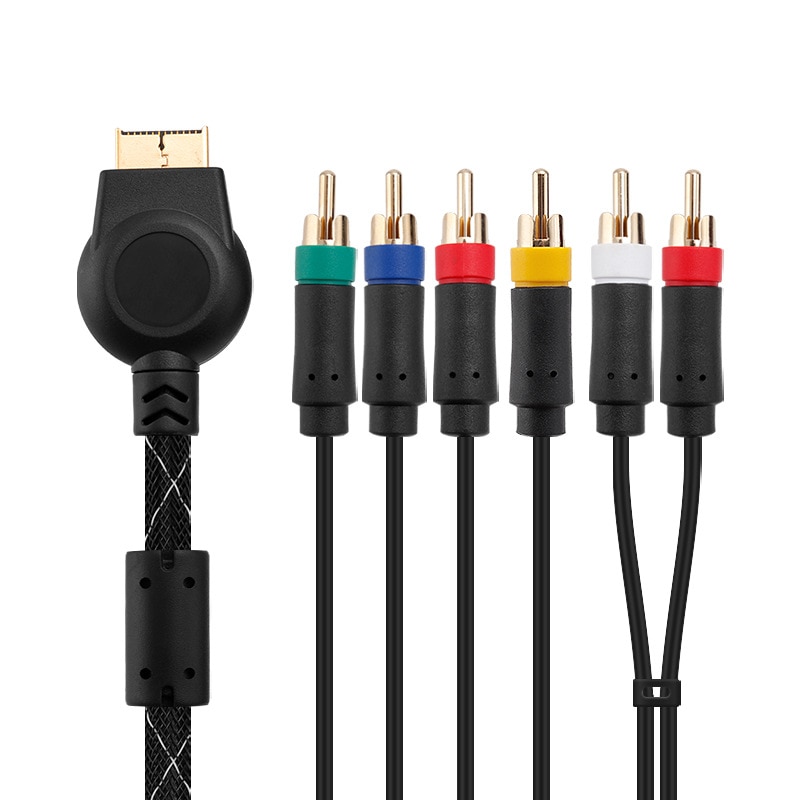 Component av kabel høj opløsning hdtv komponent rca audio video kabel kompatibel med til  ps3 ps2 spillekonsol