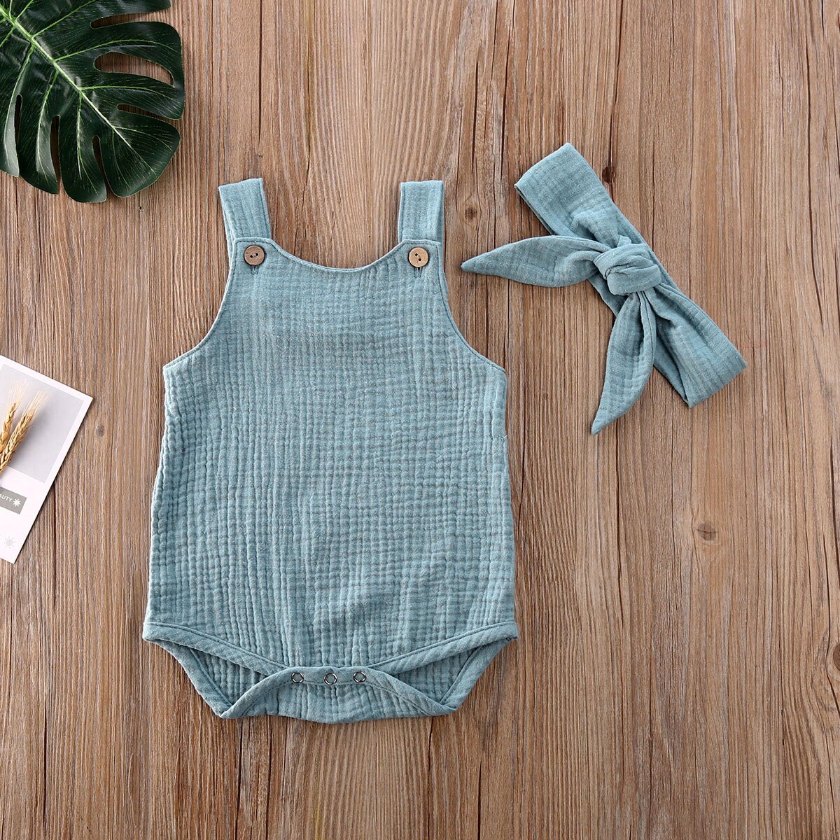 0-24M Peuter Baby Baby Meisjes Jongens Playsuit Kleding Set Zomer Kleine Baby Mouwloze Bodysuits Jumpsuit Sunsuit Outfits: Blauw / 12m