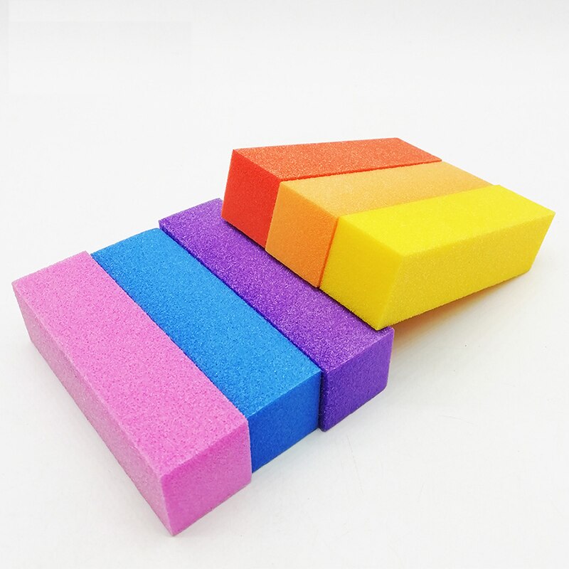 1 stücke Nail Puffer Datei Maniküre Pediküre Schleifen schleifen Polieren Block Profi UV Gel Nail art Dateien Werkzeuge Zubehör