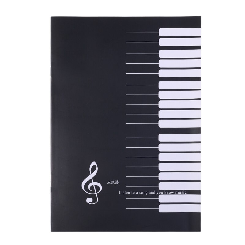 18 Sheets Music Practice Notebook Piano Violin Book Universal Five-line Spectrum