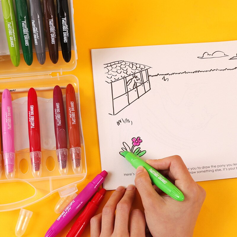 Children's Painting Painted Washable Oil Pastel 24/36 Color Oil Pastel Rotating Crayon Multicolor Oil Pastel Child Oil Pastel