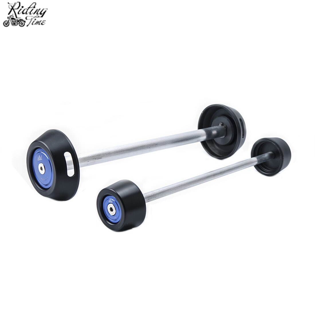 Motorcycle Front Rear Axle Fork Wheel Sliders Protector For Ducati Multistrada 1200 1200S 1260 Diavel X-Diavel: Blue