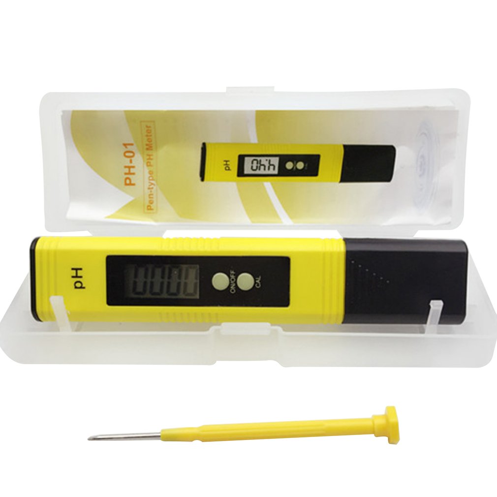 Portable Ph Acidity Meter high precision 0.01 Digital LCD Aquarium Water Acid PH meter Pool Analyzer