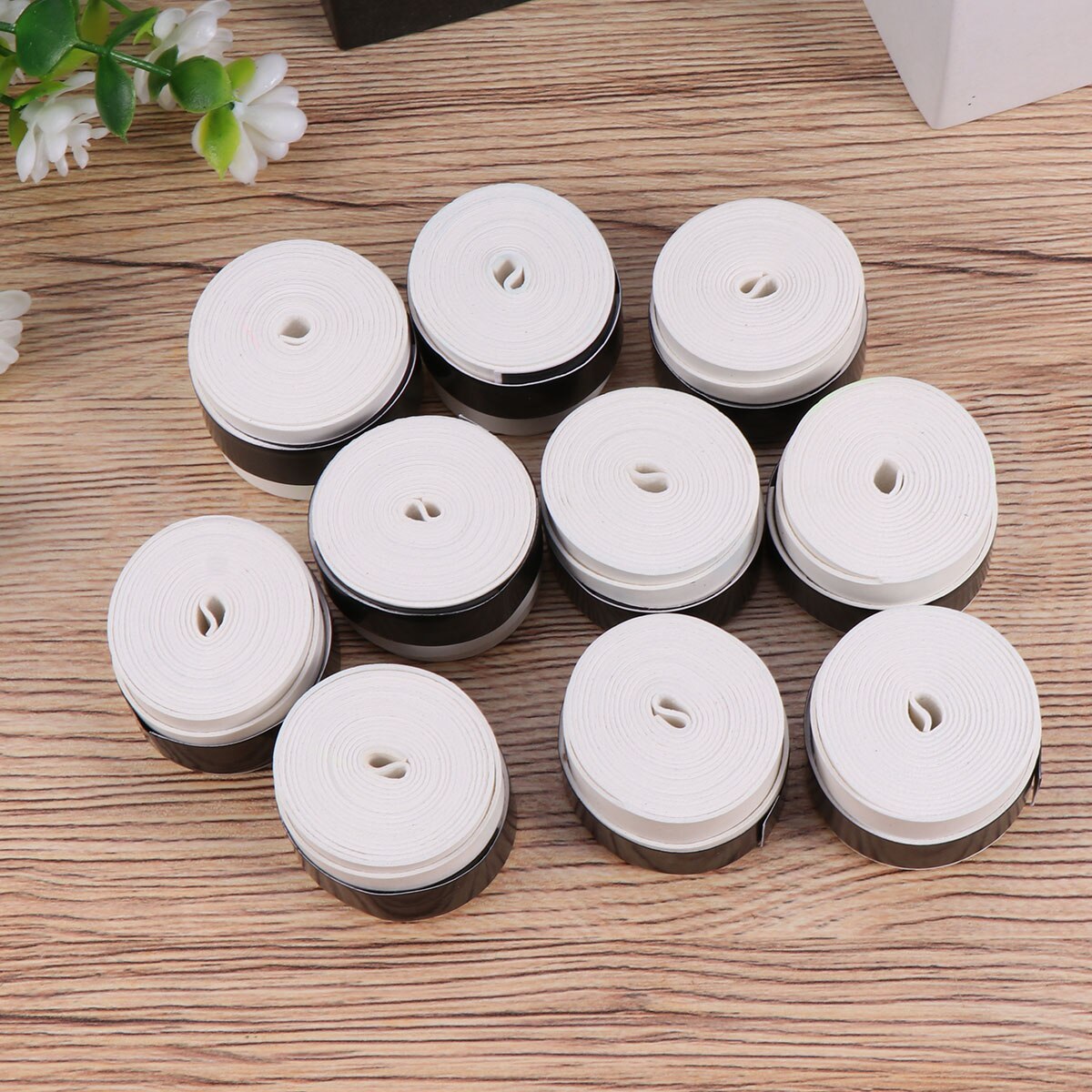 10Pcs Wit Racket Grip Anti Geperforeerde Super Abs... – Grandado