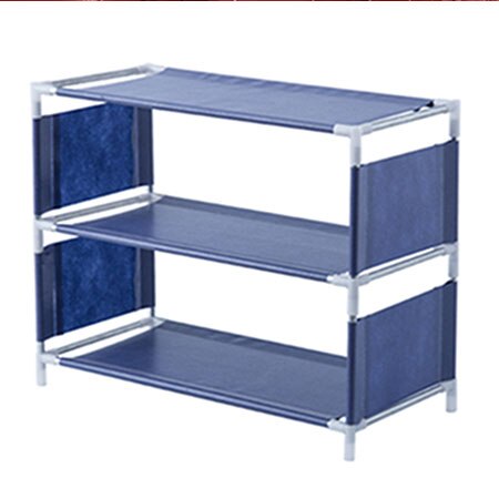 Diy Opvouwbare 5 Laag Non-woven Schoenenrek Grote Size Thuis Woonkamer Stof Stofdicht Kabinet Organizer Holder Stand schoenen Plank: A-3
