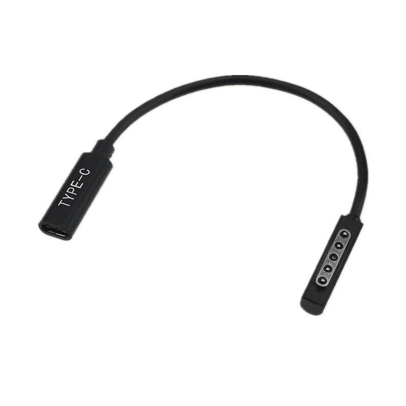 Cavo di ricarica PD di tipo C convertitore adattatore per caricabatterie USB C femmina per Tablet Microsof Surface Pro 1/2