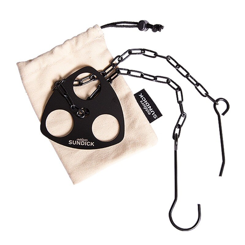 Köksredskap picknick gryta grill utomhusgrill stativ hängställning justerbar campinggrill hängande gryta set campinggrill