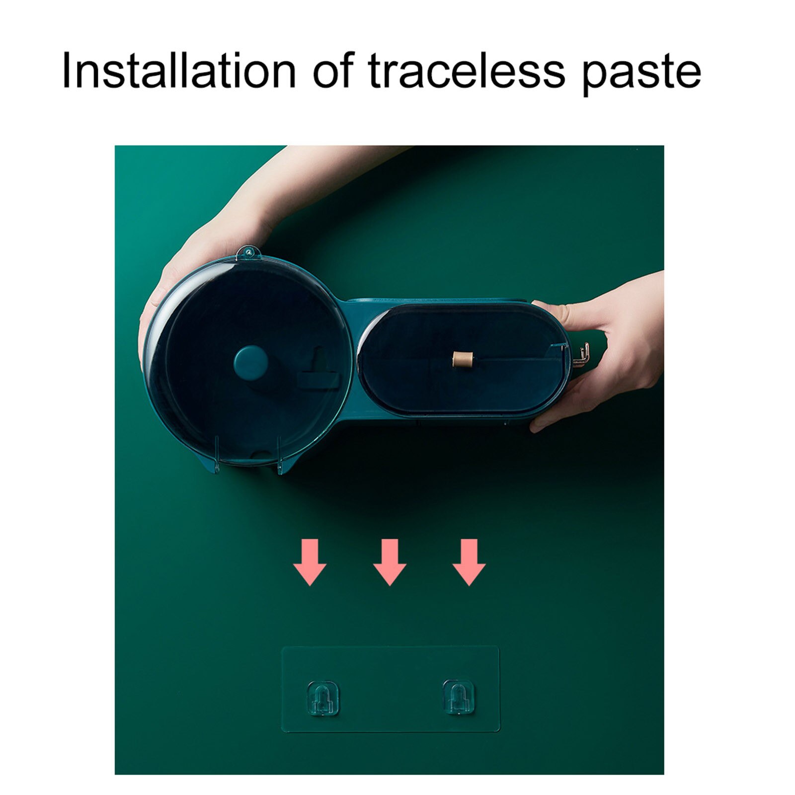 Bathroom Shelf Shower Caddy Organizer Wall Mount Shampoo Rack No Drilling Bathroom Accessories Paper Storage Box Kitchen Storag