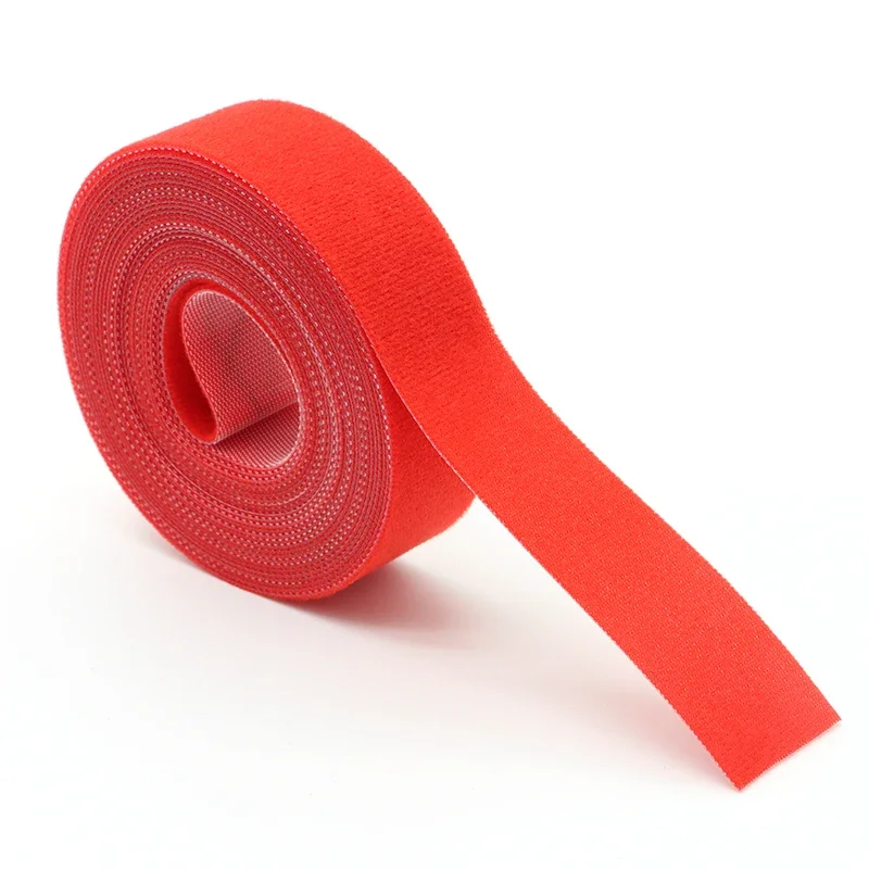 rot Kabelbinder, wiederverwendbares Schlaufenbündel, selbstklebendes Nylonband, Organizer, Clip, Drahthalter, Verwaltung, Befestigungsband, DIY