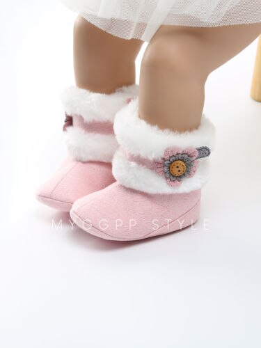 Winter Sneeuw Boot Baby Jongens Meisjes Katoen Warm Baby Crib Schoen Casual Peuter Baby Snowboots Zachte Tong Schoenen 0-18M