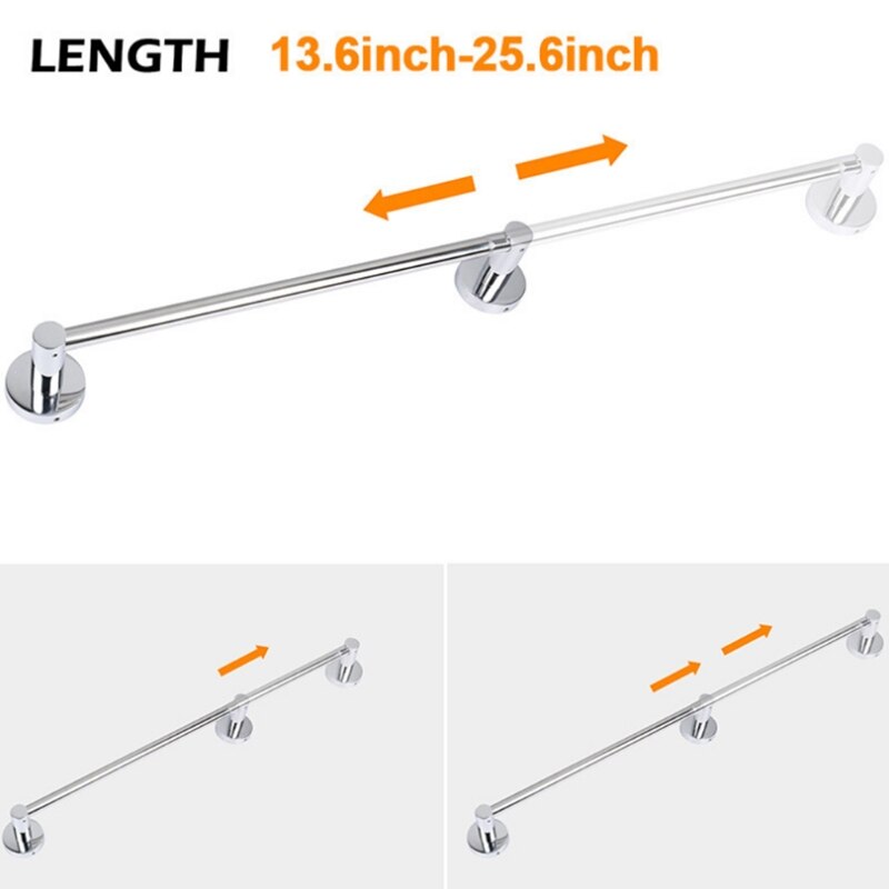 Towel Bar Klassiek Handdoekenrek voor Badkamer (Opvouwbare Wandmontage Multifunctionele Handdoekhouder (Hangende Badkamer Opslag Houder Accessoires) Hanger