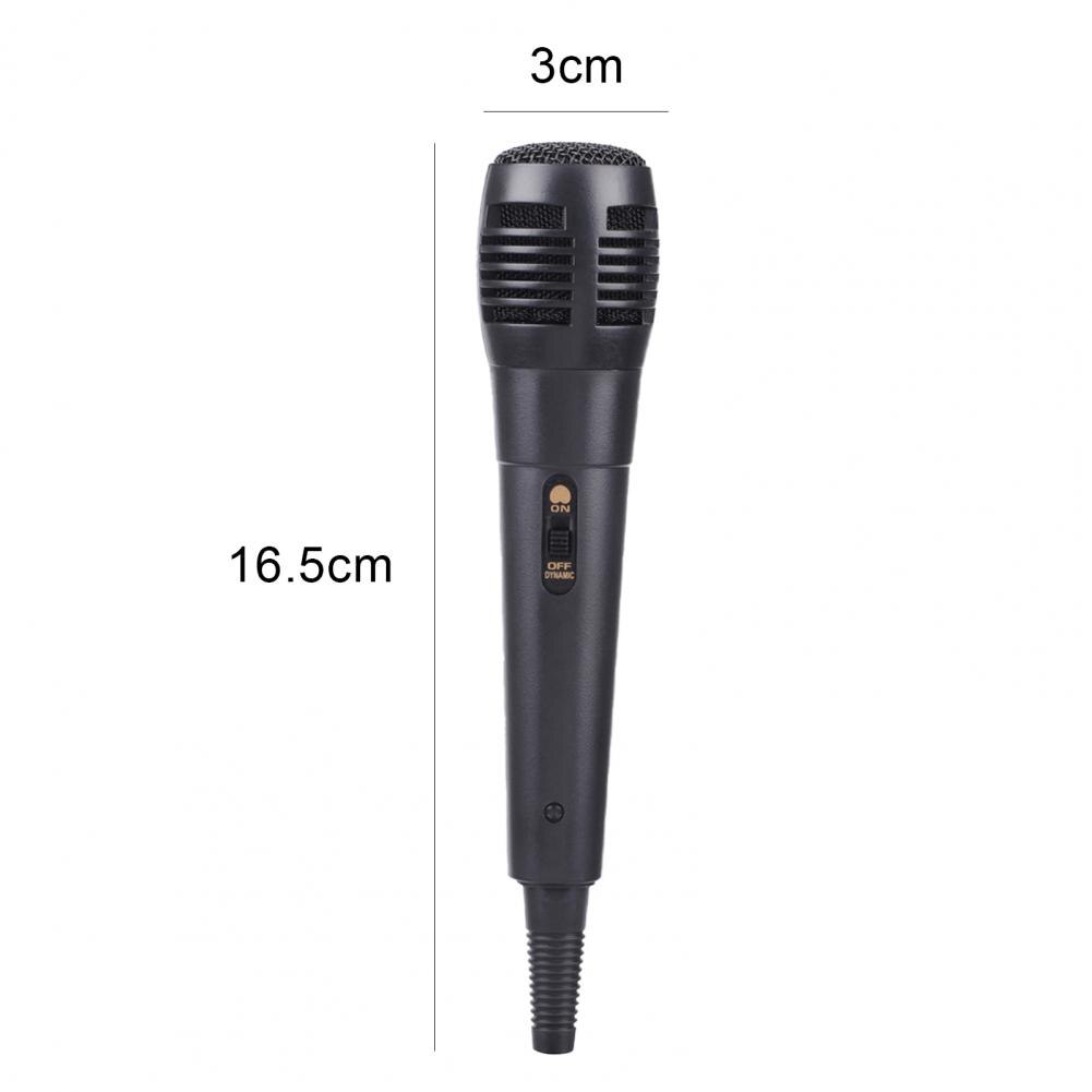 Microfoon Undirectional Dynamische Black Wired Undirectional Microfoon Thuis Ktv Voor Muziek Speler Zingen Recorder Mic