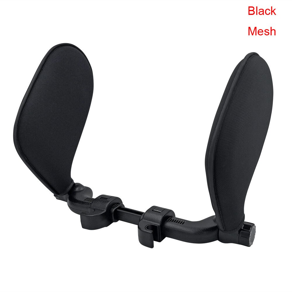 Auto Hoofdsteun Kussen Reizen Rest Nekkussen Ondersteuning Oplossing Voor Kinderen Kussen En Volwassenen Auto Seat Hoofd Kussen Auto kussen: black mesh