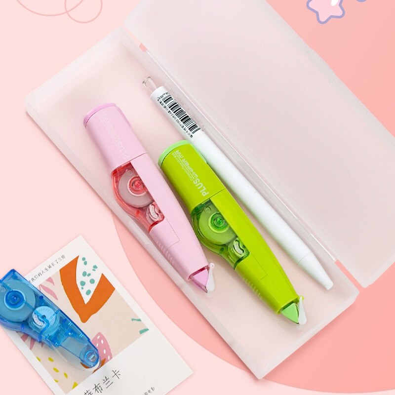 PLUS Austauschbare Korrektur Band mit Refill 5 mm * 6 Meter Japan Weiß Aus Corrector Schreibwaren