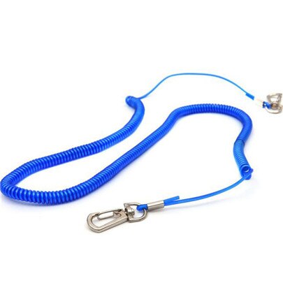 Cuerdas largas en espiral elásticas para evitar pérdidas, cuerda de retención, herramienta de seguridad para Kayak, aparejos de pesca, cajas de línea al aire libre, 3M-20M 1ps: 5M Random Q135