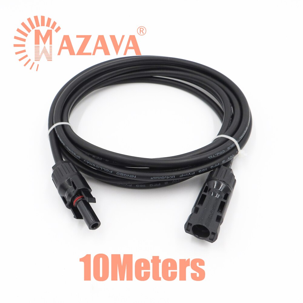 MC Wire 1/3/5/10 Meters Solar Cable Extension Solar Connector PV Cable Copper Wire 2.5/4/6mm2