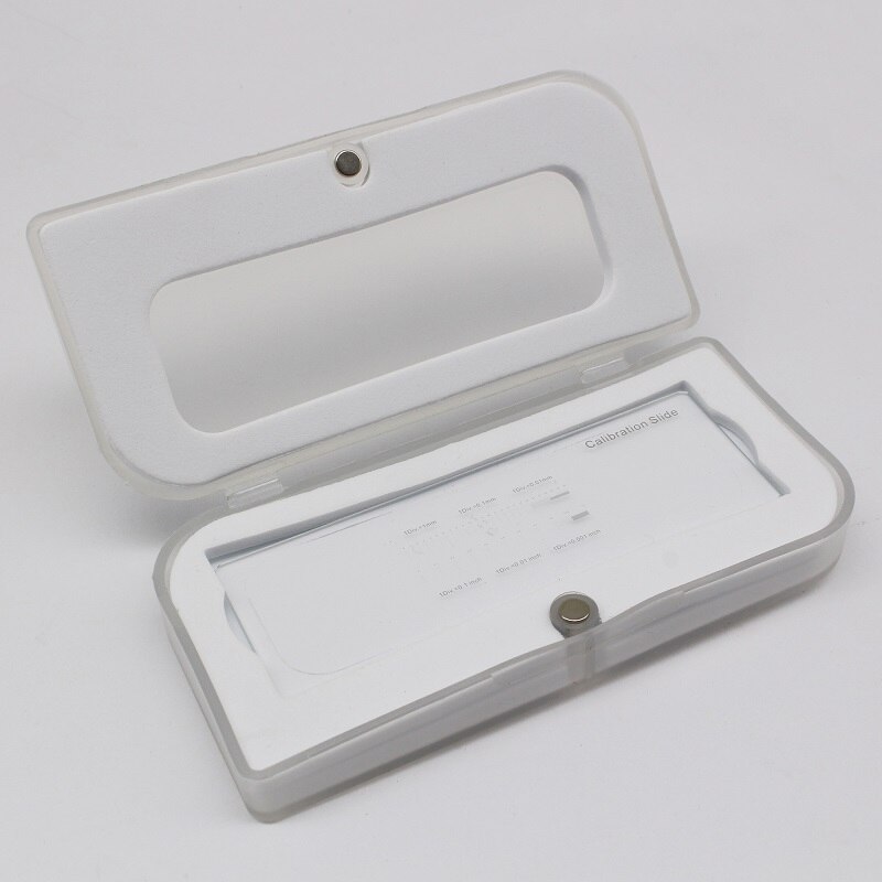 Microscope Calibration Slide Stage Micrometer 1Div.=1mm 0.1mm 0.01mm 0.1 inch 0.01 inch 0.001 inch Total 25.4 mm 1 inch