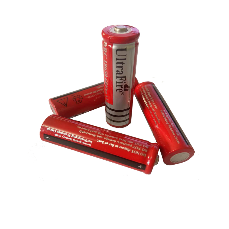 18650 3.7V 6800mAh Rechargeable Li-ion Battery for Led Flashlight Charger So On
