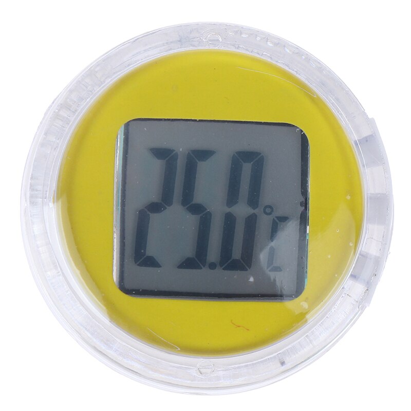 1PC Mini Wasserdichte Motorrad Digital Thermometer Wasserdichte Uhr Auto Innen Uhren Instrumente Motorrad Zubehör