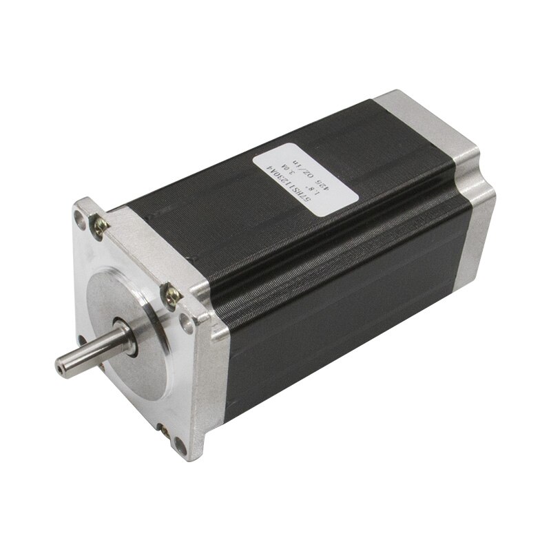 Trinnmotor 3a 57 hs 112-3004 / 4a 57 hs 112-4004 nema 23 425 ozin enkeltaksel eller dobbelaksel 6.35mm / 8mm