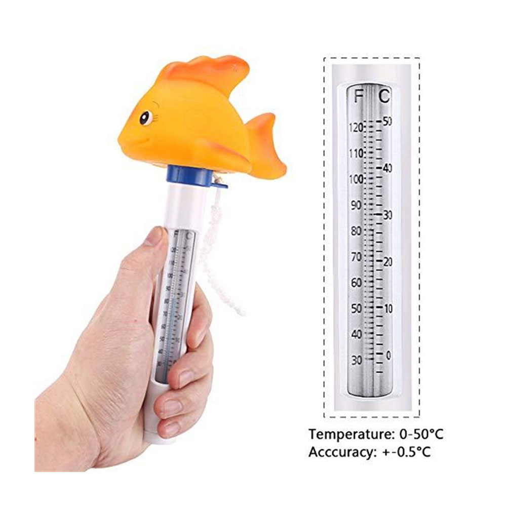 Swimming Pool Thermometer Pond Water Animal Thermometer Baby Pool Thermometer for Outdoor Pood Spas Tubs
