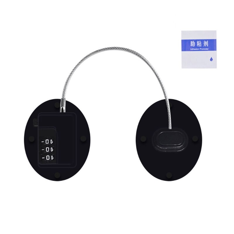 HX5D Baby Safety Lock Kids Prevent Children Falling Window Restrictor Infant Security Coded Lock Door Drawer Cabinet Code Locks: BK2