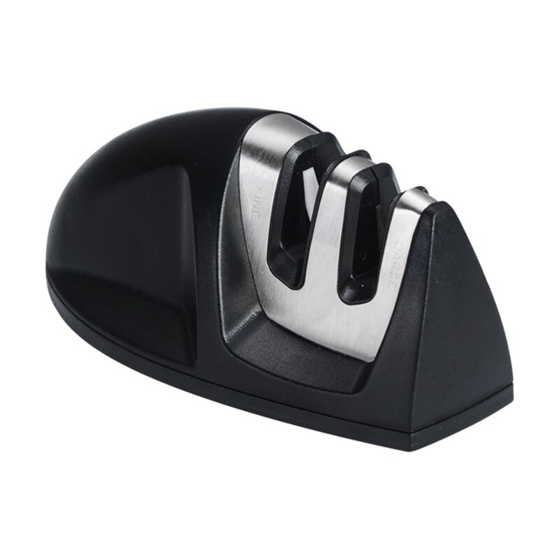 Stainless SteeL Durable Multifunctional Kitchen Bar Knife Sharpener Tungsten Steel Carbide Ceramic Sharpener Tools: Default Title