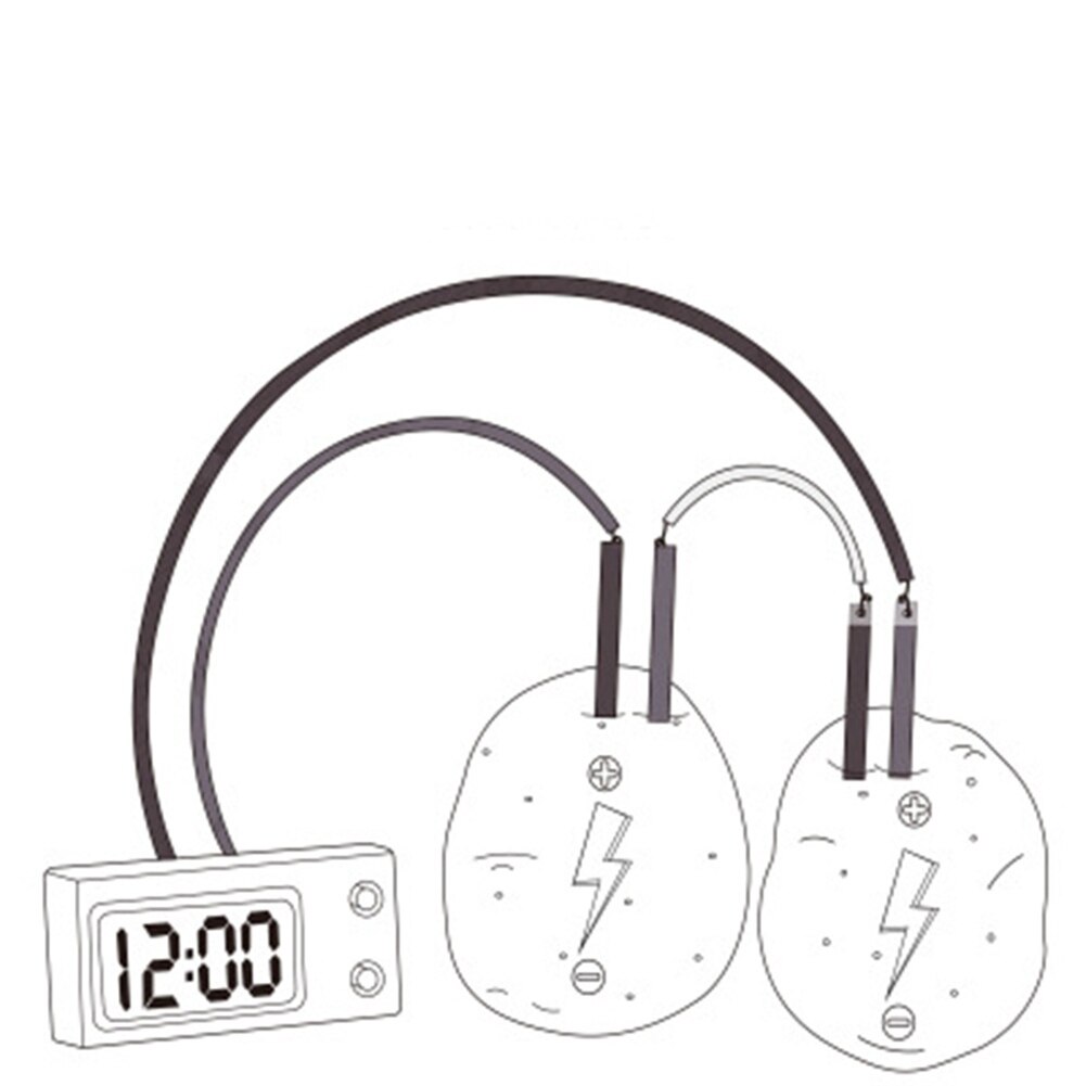 Pedagogisk potatis klocka timer miljöskydd diy-teknik liten produktion fysisk experimentutrustning