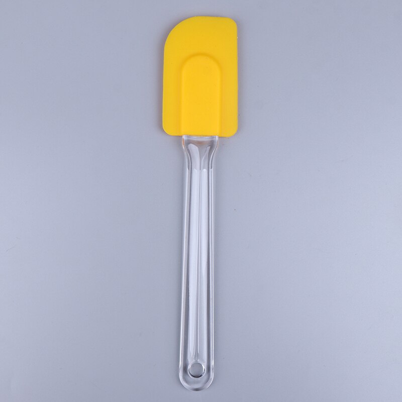 Baking Tools Spatula For Cake Silicone Spatula Baking Pastry Kitchen Spatula Cream Mixer Ice Cream Scoop Cream Scraper: Yellow