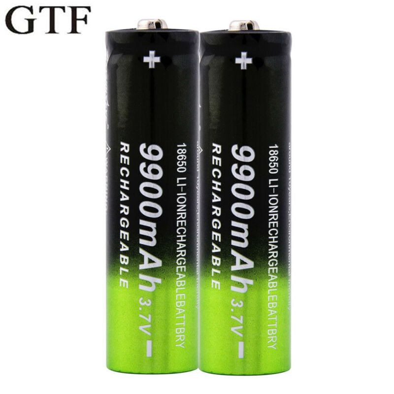 Gtf 3.7V 18650 9900 Mah Oplaadbare Batterij Hoge Capaciteit Li-Ion Oplaadbare Batterij Voor Zaklamp Zaklamp Koplamp Batterij