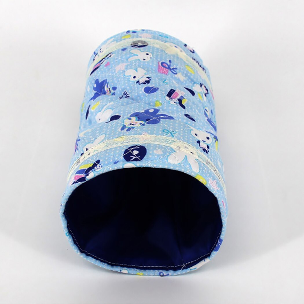 Túnel de juguete con de dibujos animados para hámster, tubos para mascotas pequeñas, cama nido para conejos, hurones, conejillos de indias, animales pequeños