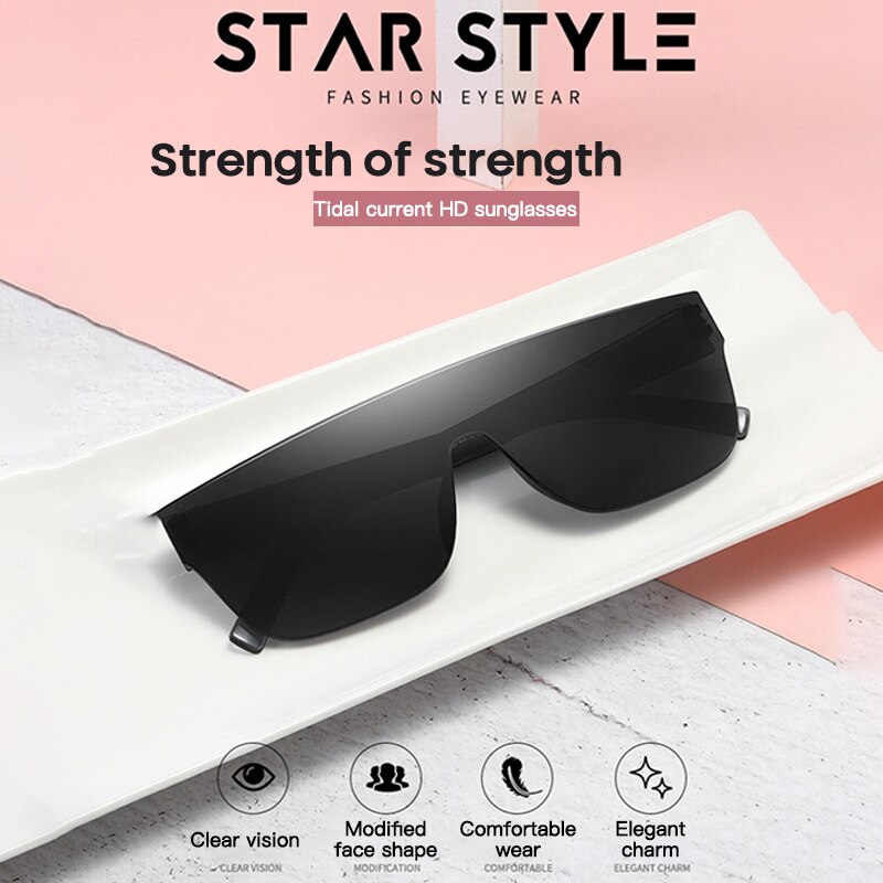 Sunglasses Siamese No frame Sunglasses dark glasses Sunscreen Dust - proof UV400 Driving Shades glasses