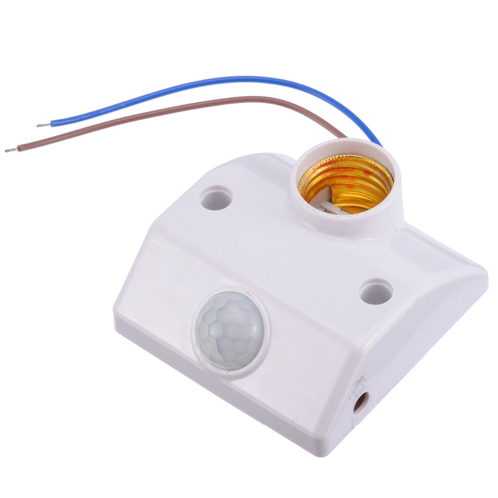 E27 PIR Infrarood Bewegingssensor LED Licht Lamp Houder Socket LED Lamp Base Motion Sensor Schakelaar voor LED Armaturen