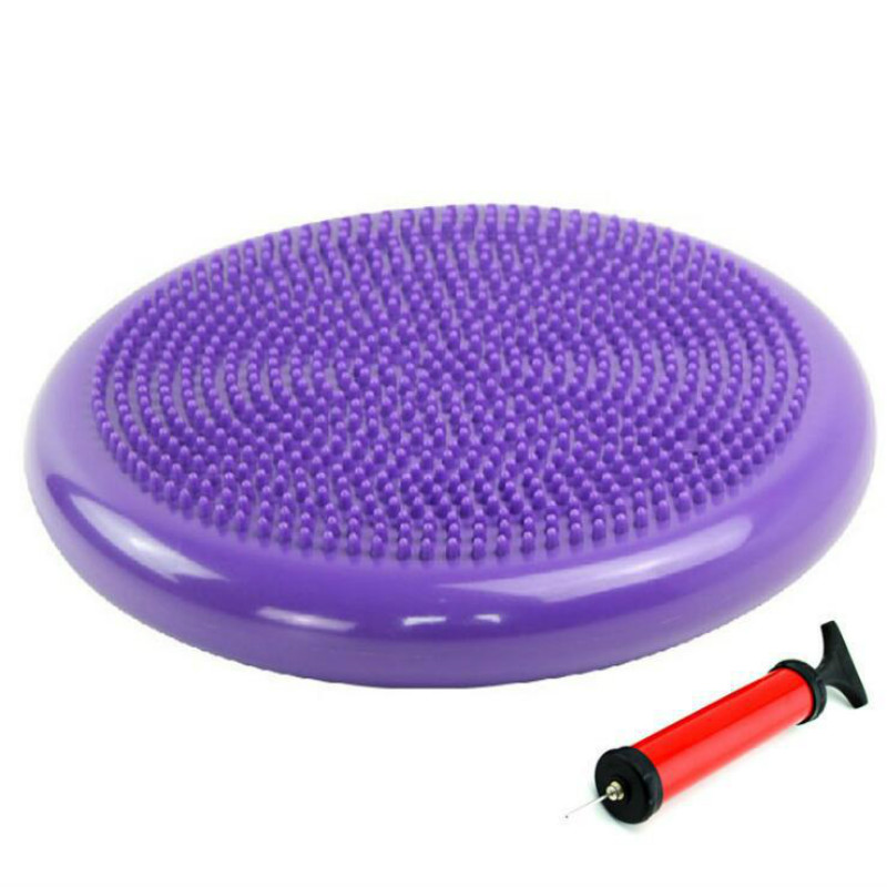 Yoga Balance Pad - Inflatable Massage Cushion - Thickened Explosion-Proof Pilates Mat - Gymnastic Training Device